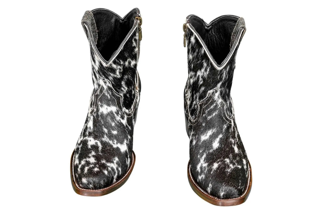 The Loretta Cowhide Boots - Size 5.5 US