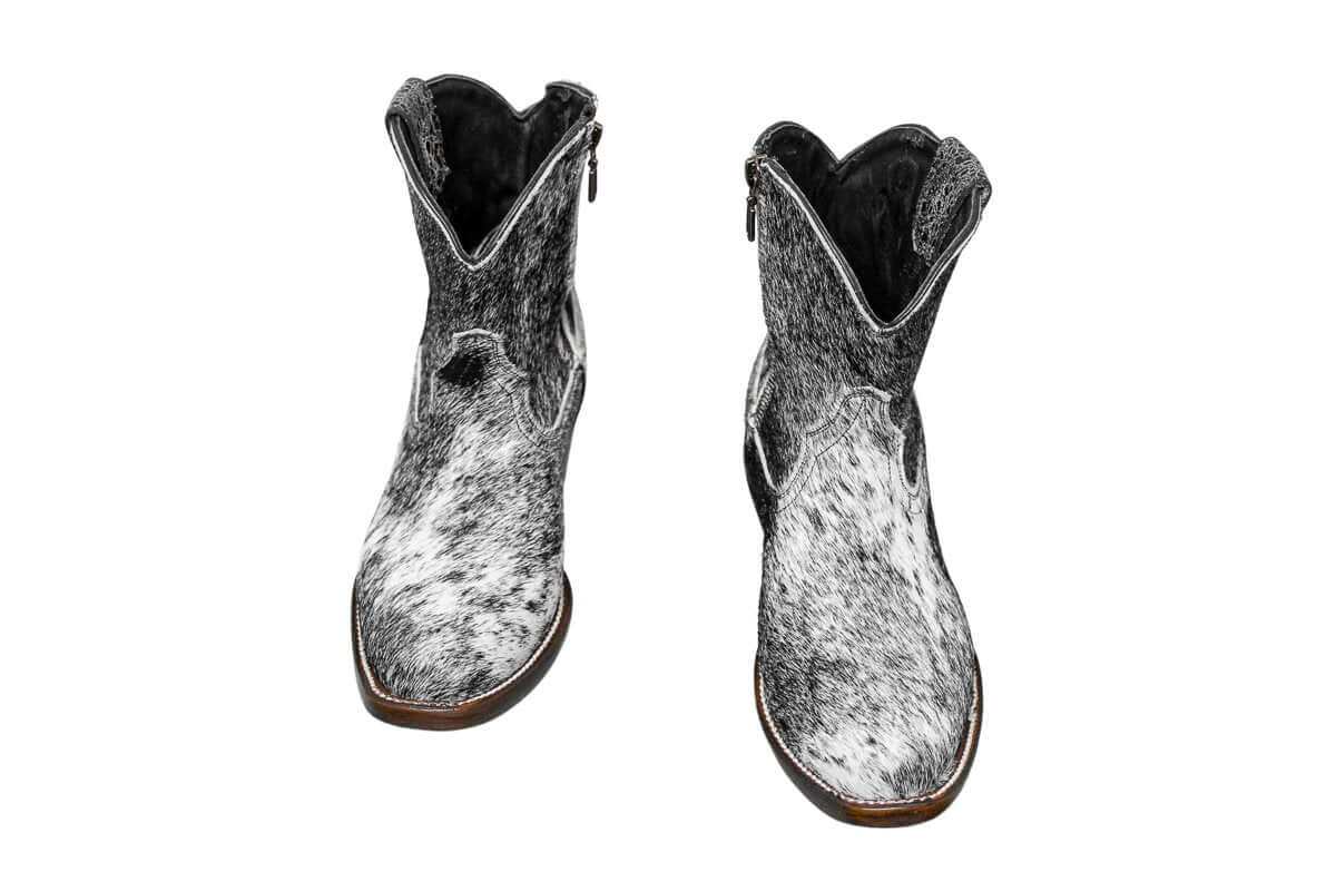 The Loretta Cowhide Boots - Size 6 US