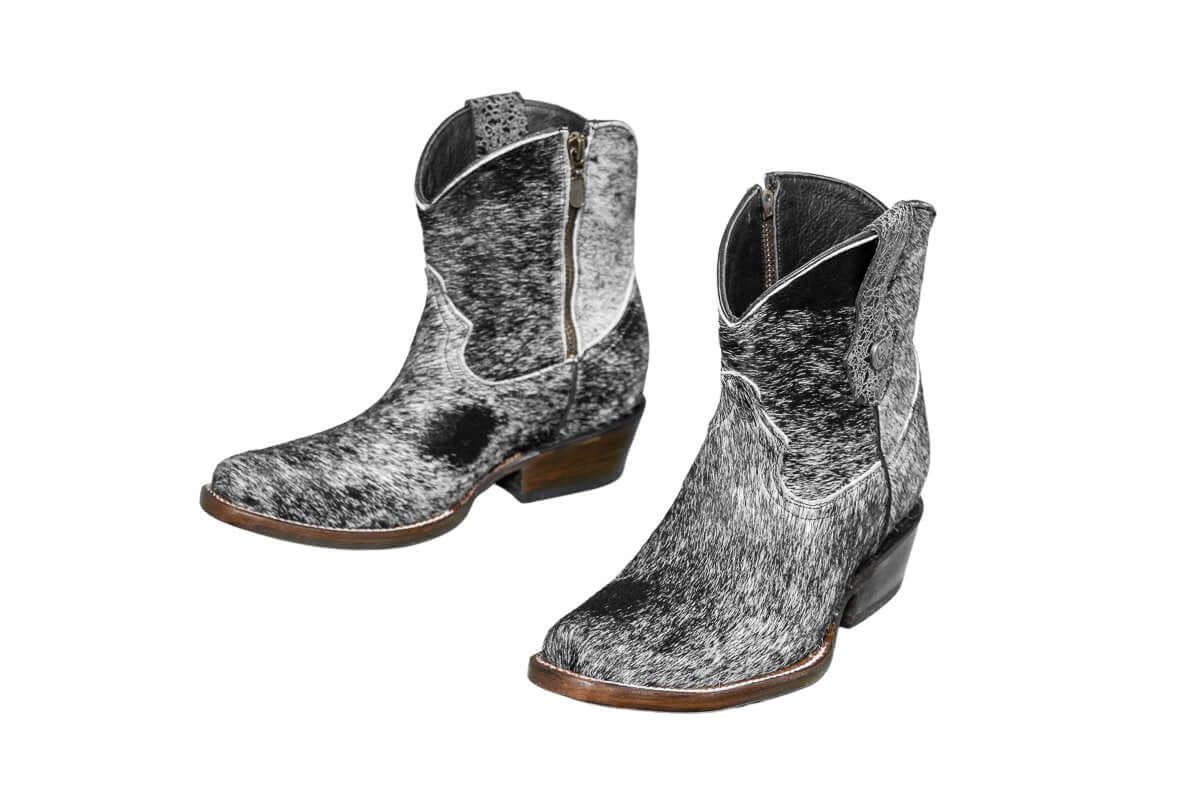 The Loretta Cowhide Boots - Size 6 US