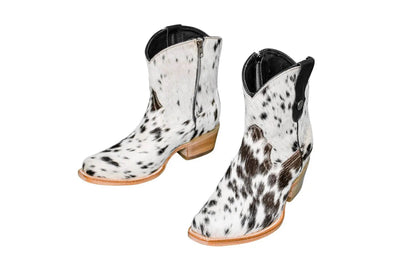 The Loretta Cowhide Boots - Size 7 US