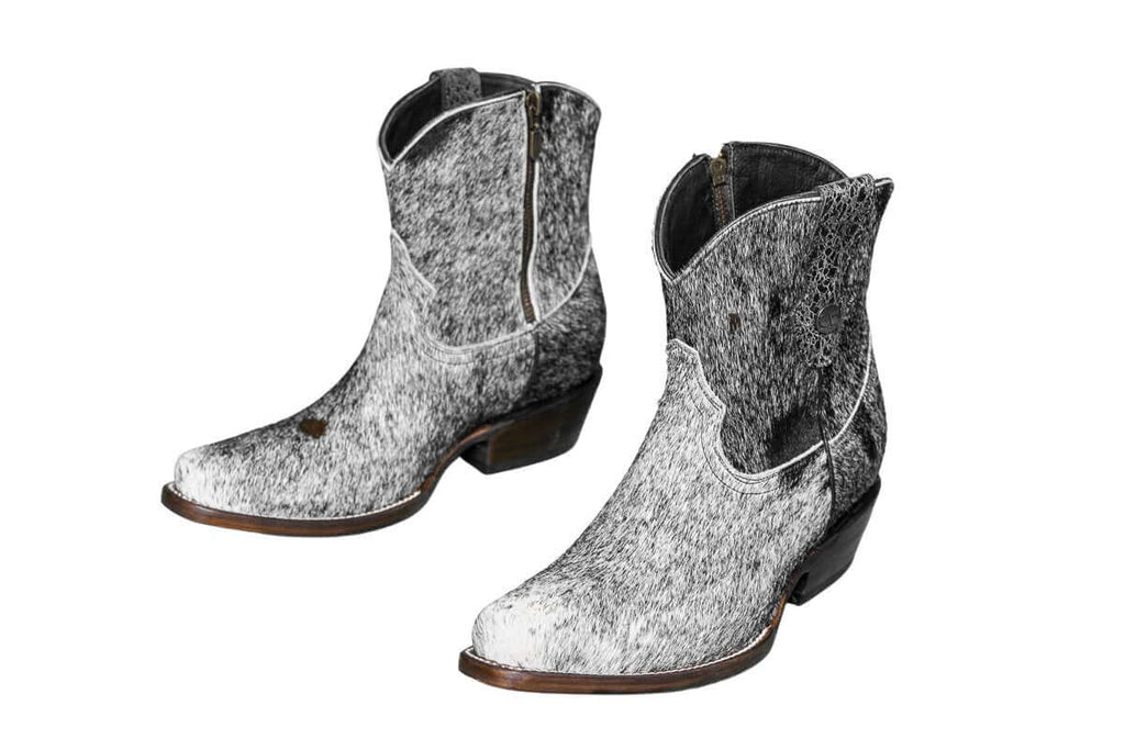 The Loretta Cowhide Boots - Size 7.5 US
