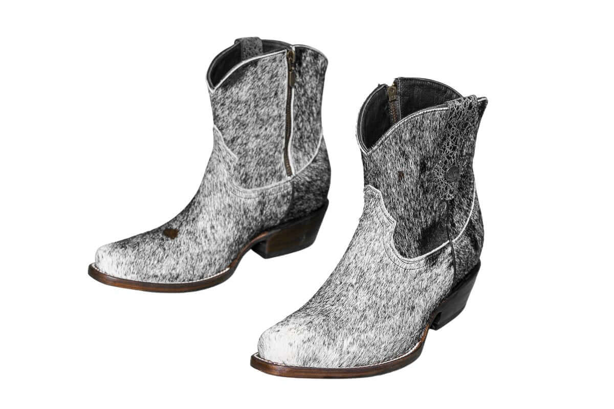 The Loretta Cowhide Boots - Size 7.5 US