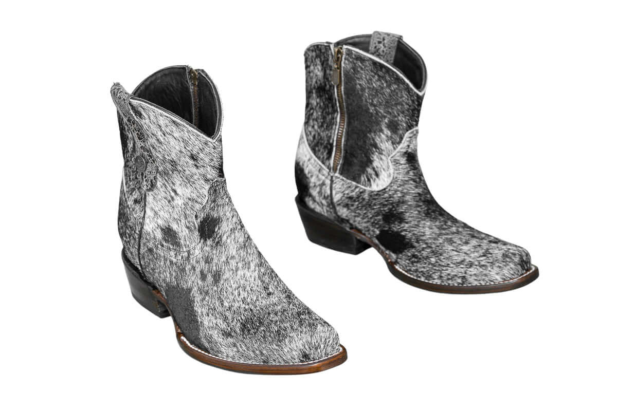 The Loretta Cowhide Boots - Size 7.5 US