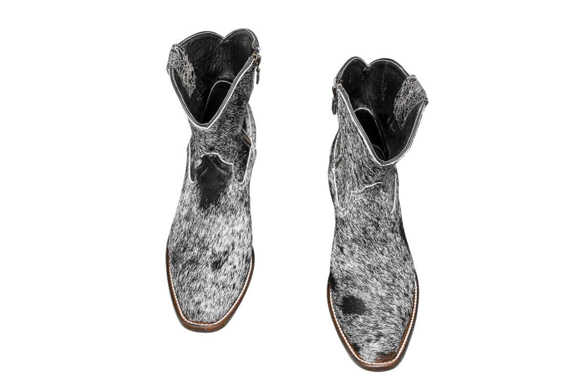 The Loretta Cowhide Boots - Size 7.5 US