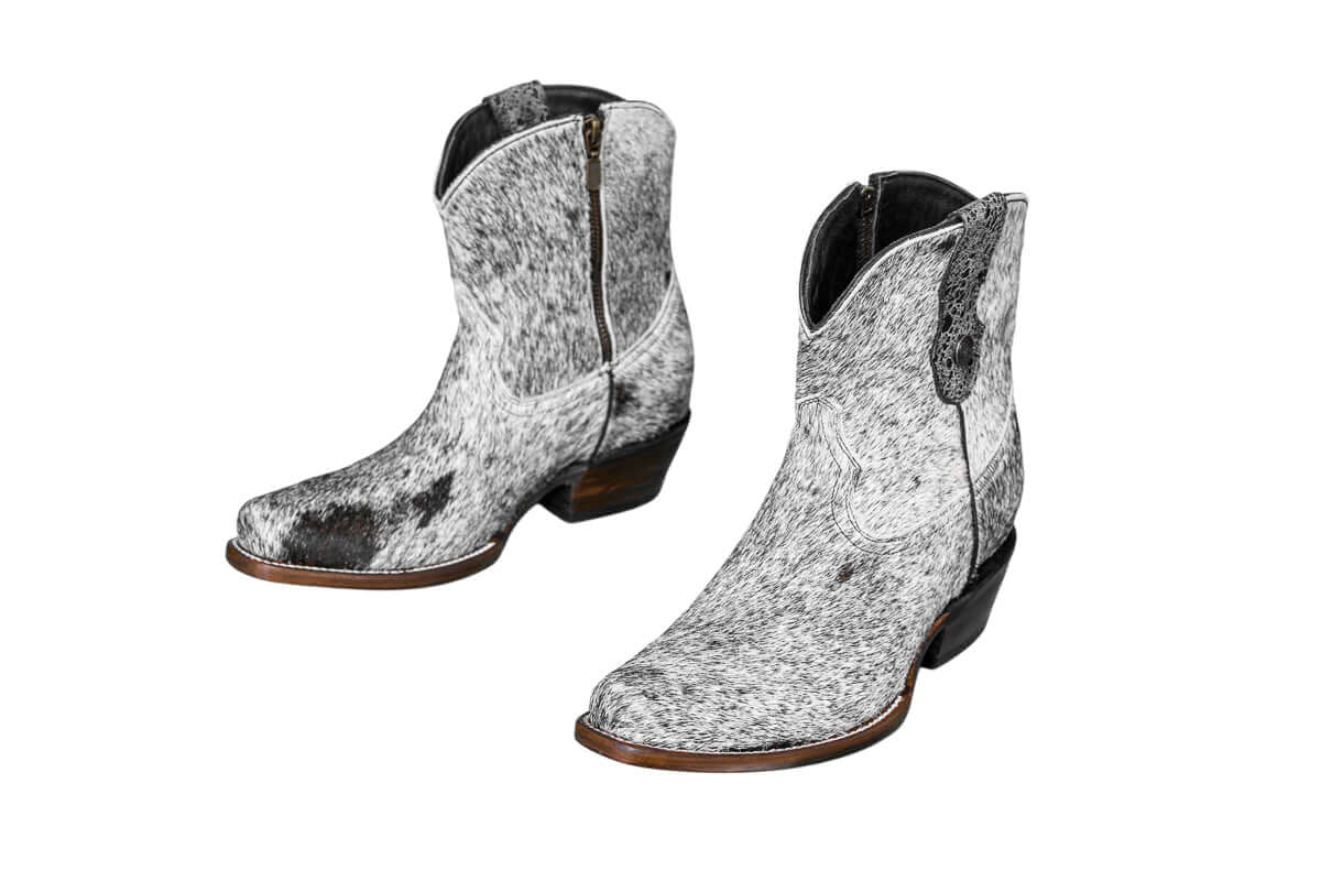 The Loretta Cowhide Boots - Size 8 US
