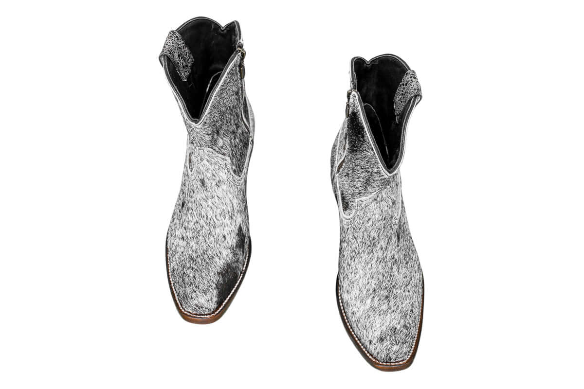 The Loretta Cowhide Boots - Size 8 US