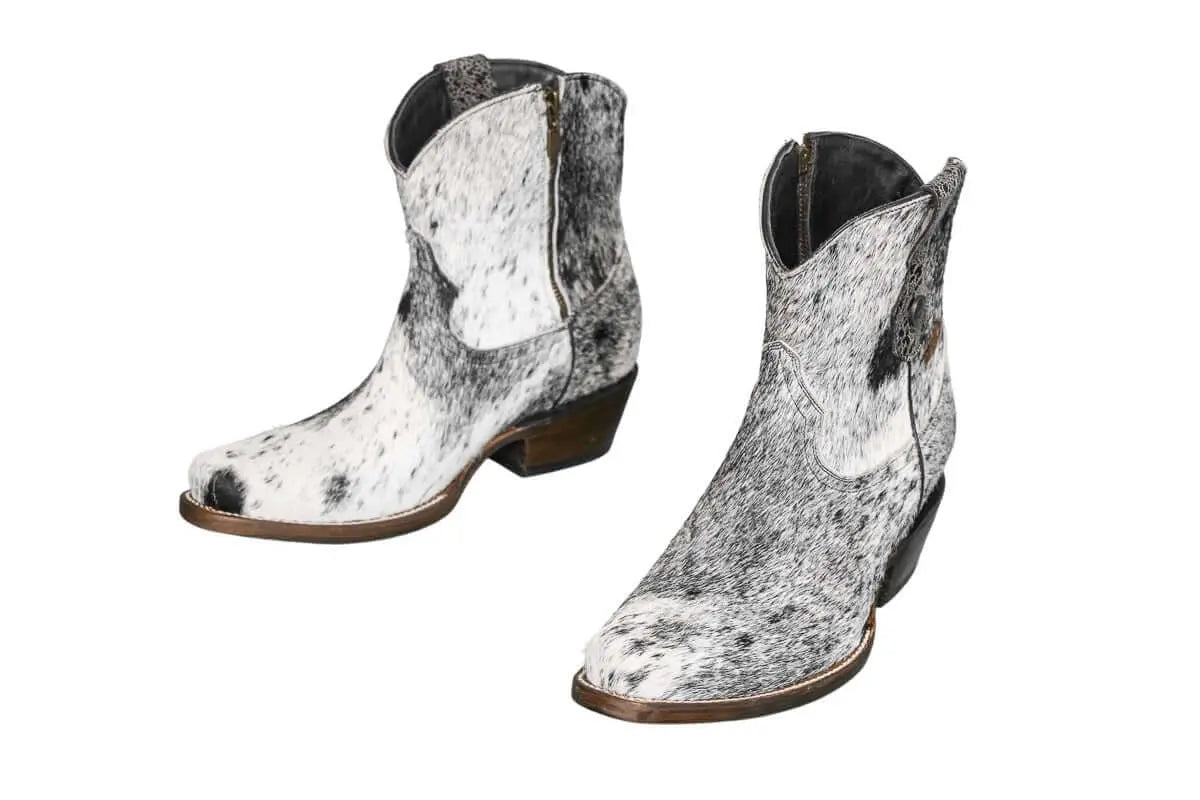 The Loretta Cowhide Boots - Size 8.5 US