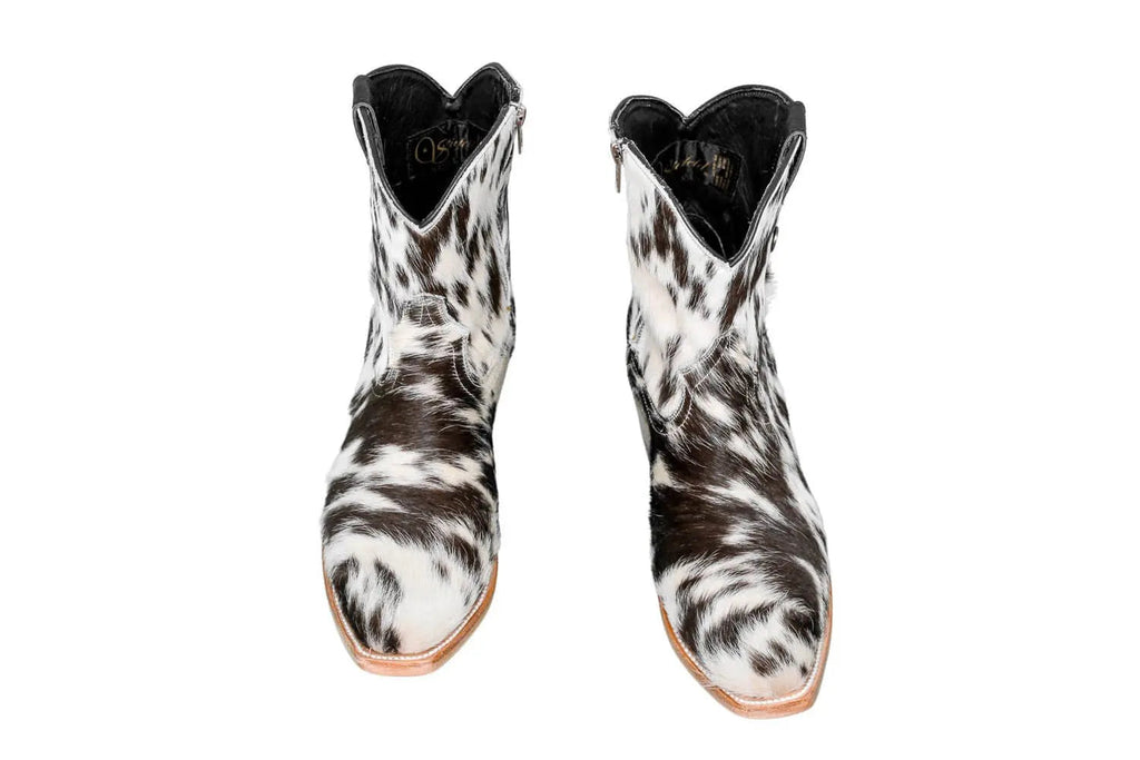 The Loretta Cowhide Boots - Size 8.5 US