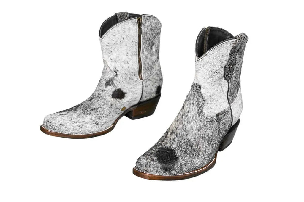 The Loretta Cowhide Boots - Size 9.5 US