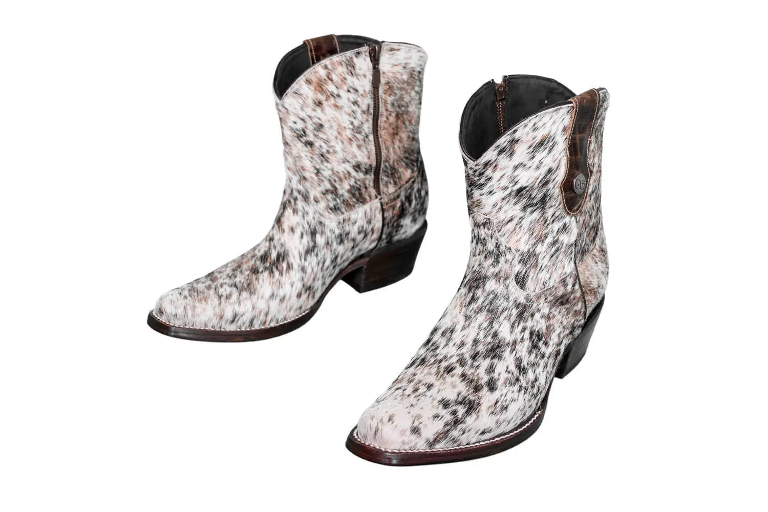 The Loretta Cowhide Boots - Rose Gold Metallic Limited Edition