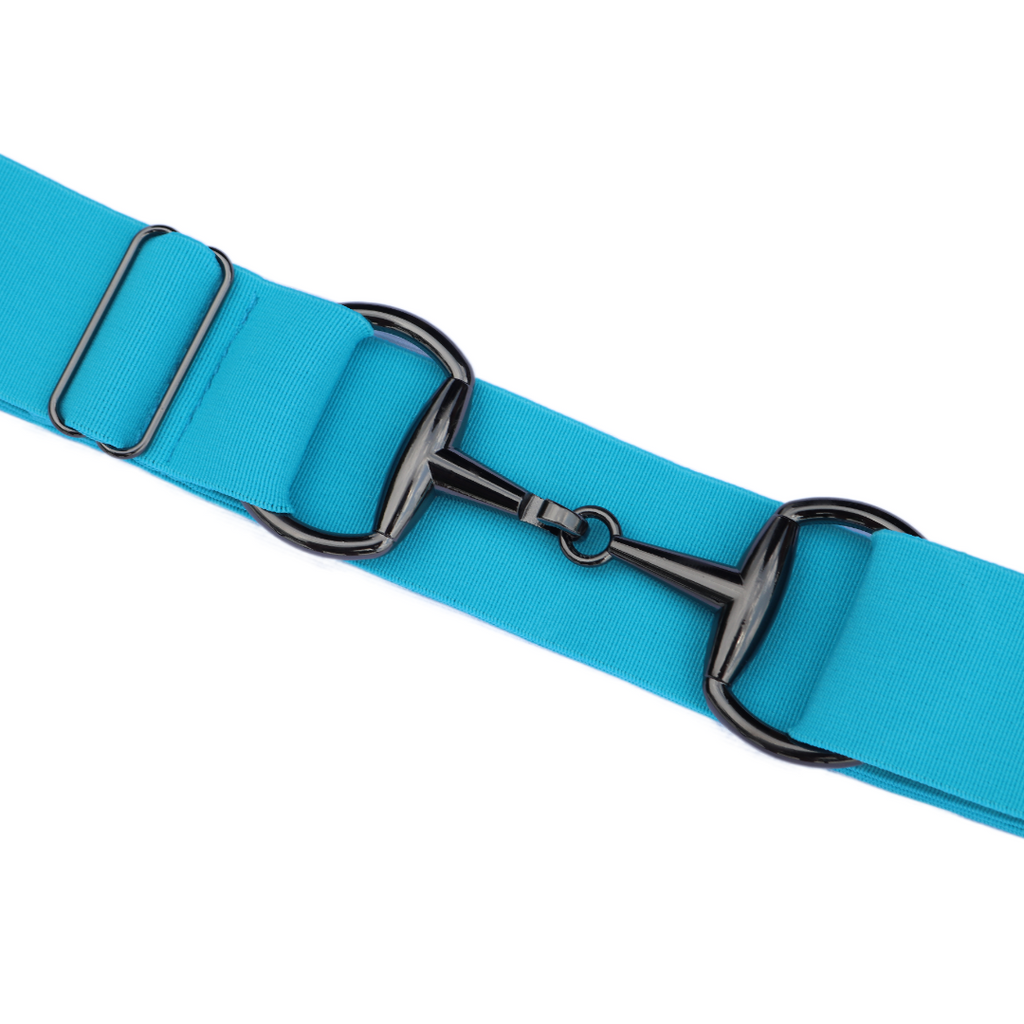 Snaffle Comfort Fit Belt - Turquoise