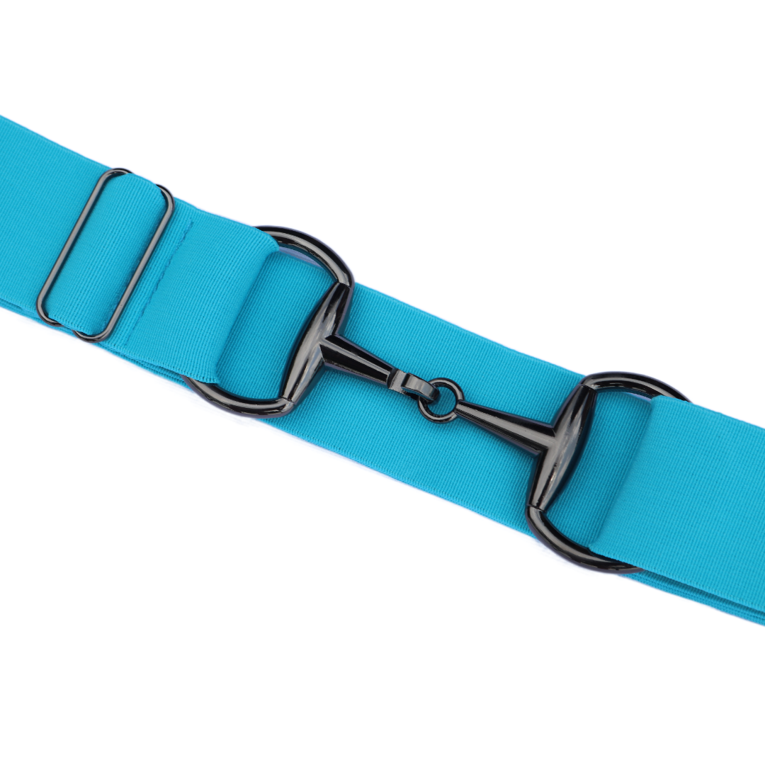 Snaffle Comfort Fit Belt - Turquoise