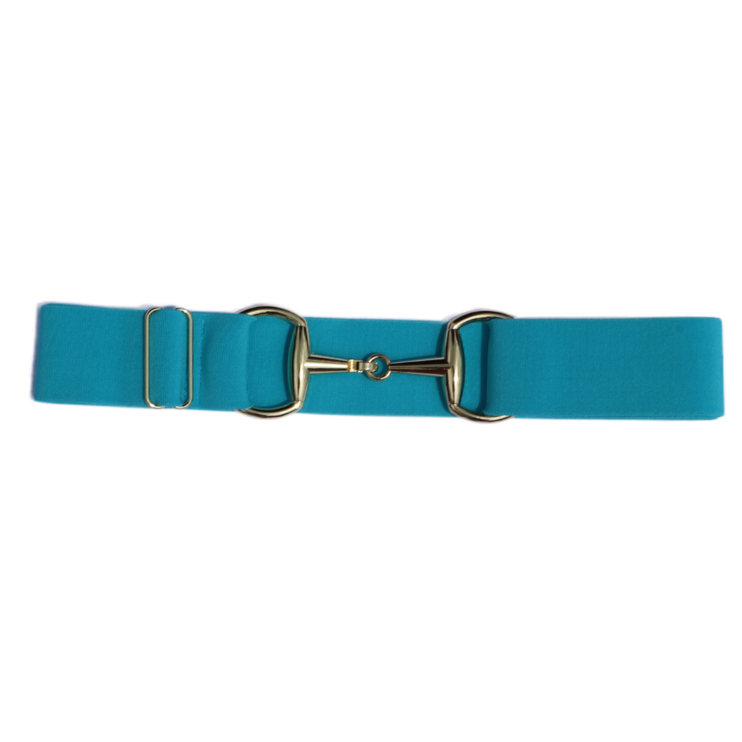 Snaffle Comfort Fit Belt - Turquoise