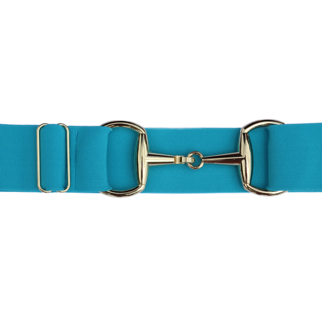 Snaffle Comfort Fit Belt - Turquoise