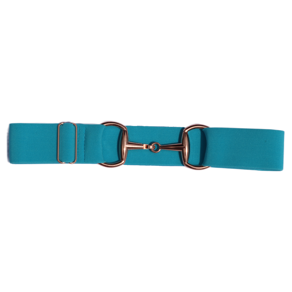 Snaffle Comfort Fit Belt - Turquoise