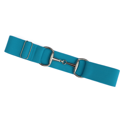 Snaffle Comfort Fit Belt - Turquoise