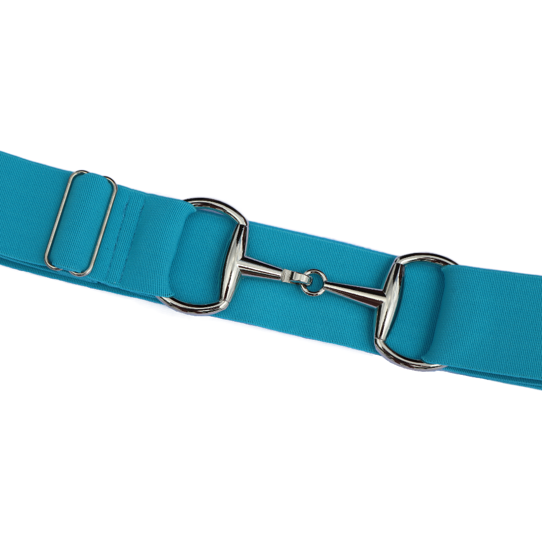 Snaffle Comfort Fit Belt - Turquoise