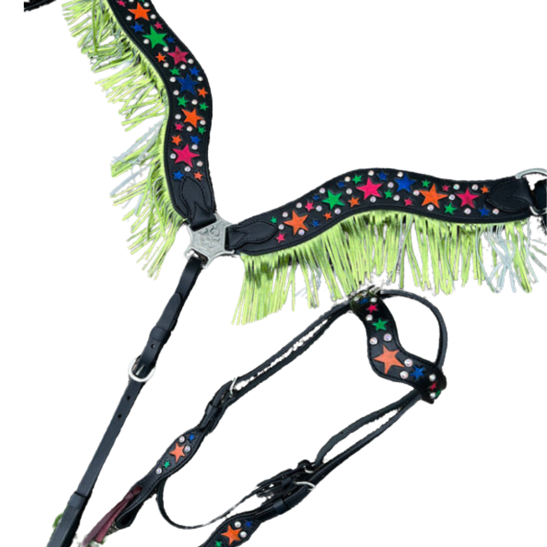 Cosmic Star (Black) Breast Collar