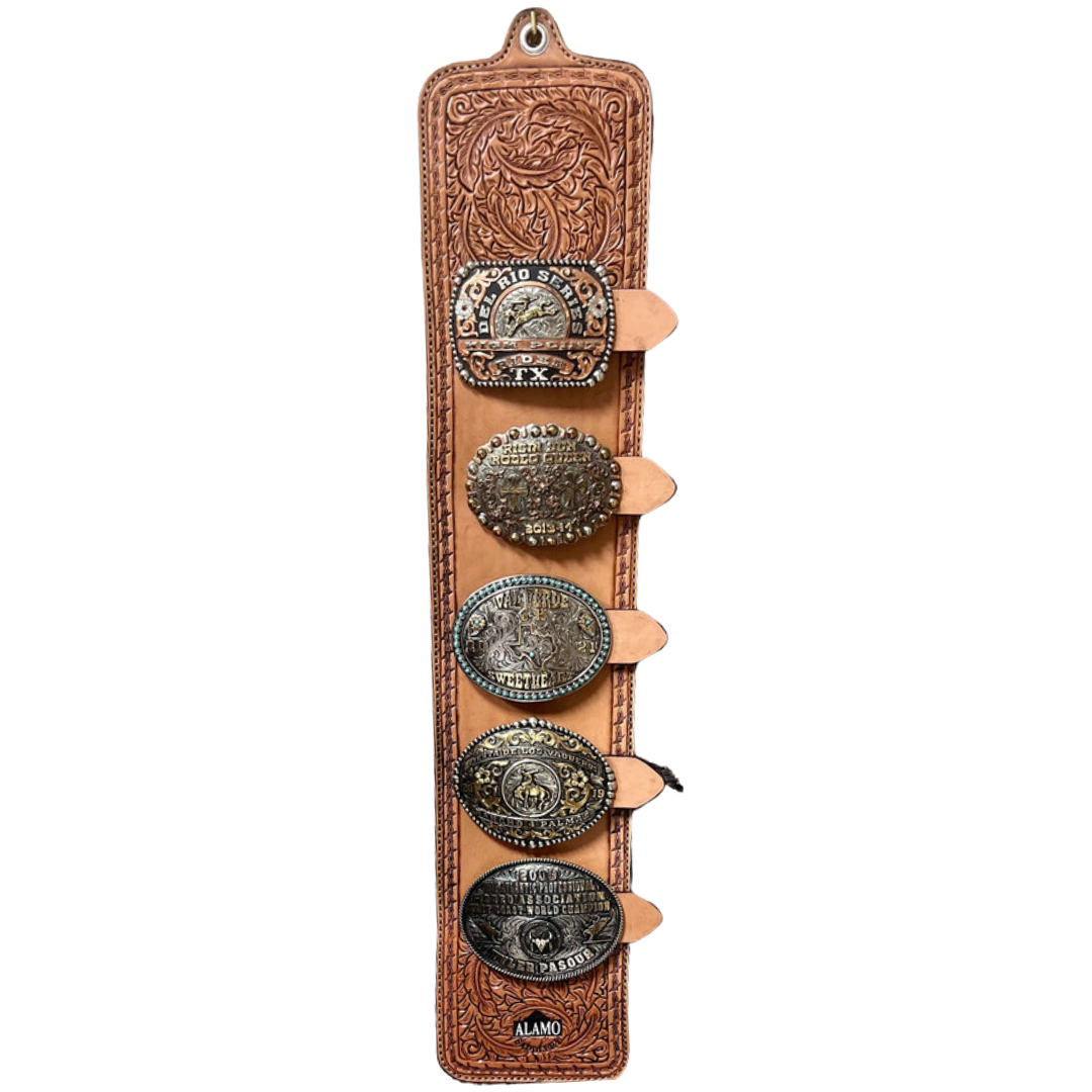 Buckle Holder with Cowboy Feather tool