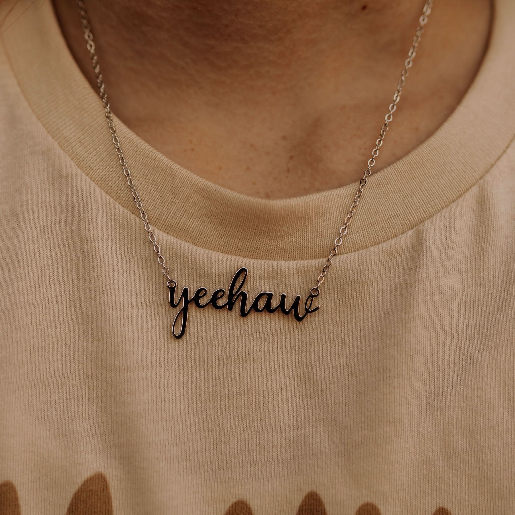Yee Haw Chain Necklace